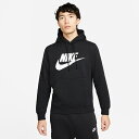 ナイキ スウェットパーカー メンズ スポーツウェア クラブ フリース トレーナー パーカー BV2974-010 NIKE