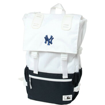 メジャーリーグベースボール リュックサック メンズ レディース コーデュラフラップ ホワイト YK-MBBK82 WHNV MAJOR LEAGUE BASEBALL バックパック
