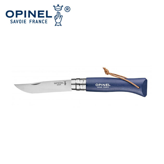 オピネル 多機能ナイフ ステンレススチール皮紐付 #8 41429 OPINEL その1