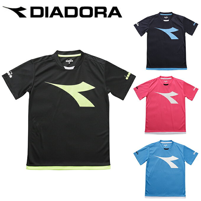 ディアドラ テニスウェア Tシャツ 半袖 ジュニア Jトップ DTJ0535 DIADORA