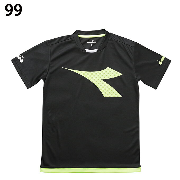 ディアドラ テニスウェア Tシャツ 半袖 ジュニア Jトップ DTJ0535 DIADORA