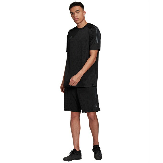 アディダス サッカーウェア プラクティスシャツ 半袖 メンズ TAN ジャカード ジャージー TAN JACQUARD JERSEY FJ6333 GKZ03 adidas