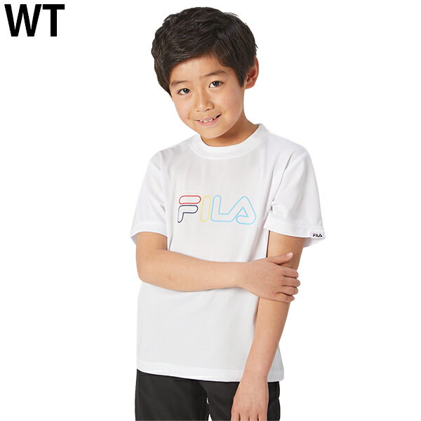 フィラ テニスウェア Tシャツ 半袖 ジュニア Jrメッシュ半袖Tシャツ 110-741FILA