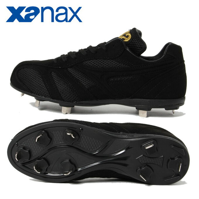 ザナックス 野球 金具スパイク メンズ クールマックス 紐式樹脂底スパイク BS324CL XANAX