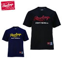 ローリングス 野球ウェア 半袖Tシャツ メンズ レディース プレーヤーSOFTBALL Tシャツ ウィメンズ ASTW10S03 Rawlings