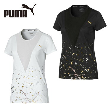 プーマ Tシャツ 半袖 レディース MS ディープV Tシャツ 519312 PUMA