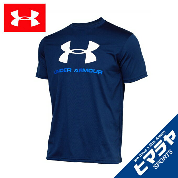 アンダーアーマー Tシャツ 半袖 メンズ UAテック ビッグロゴ ショートスリーブ 1359132 408 UNDER ARMOUR