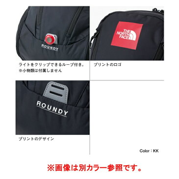 【期間限定対象商品500円クーポン発行中】 ノースフェイス リュックサック 22L ジュニア キッズ ラウンディキッズ ピンク NMJ71801 PJ THE NORTH FACE 日帰り登山
