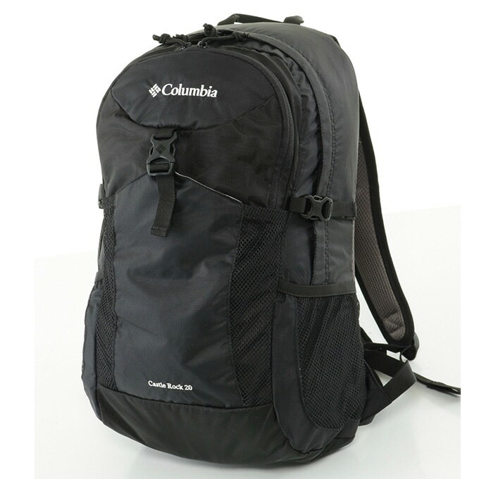 コロンビア リュックサック 20L メンズ レディース キャッスルロック20 ブラック PU8428 010 Columbia 日帰り登山 バックパック バッグ