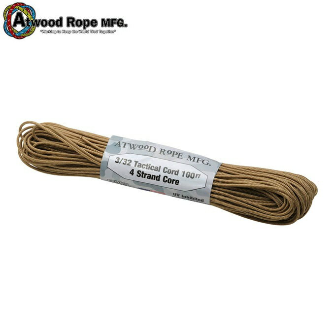 【全品対象最大10%OFF!11/20 20:00〜11/27 1:59】アトウッドロープ タクティカルコード 44011 Atwood Rope