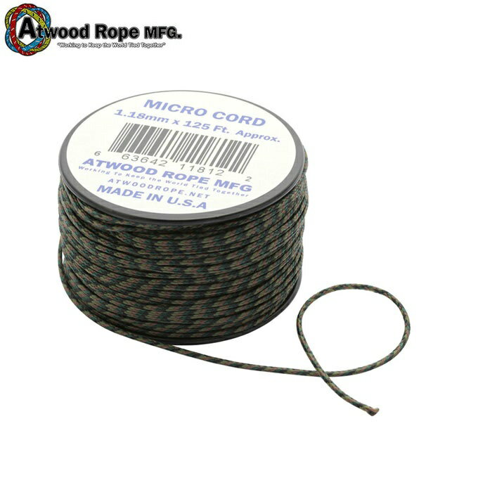 【全品対象最大10%OFF!11/20 20:00〜11/27 1:59】アトウッドロープ マイクロコード 44004 Atwood Rope