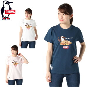 【期間限定500円クーポン発行中】 チャムス CHUMS Tシャツ 半袖 レディース ハングリー SS T CH18-1146