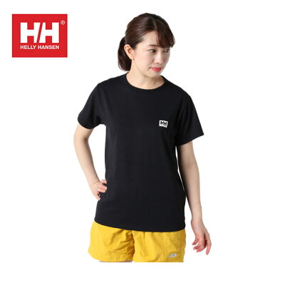 ヘリーハンセン HELLY HANSEN Tシャツ 半袖 レディース スモールロゴ SS T HOEV62003W K