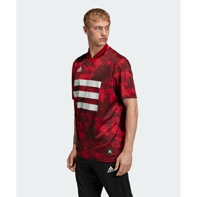 アディダス サッカーウェア プラクティスシャツ 半袖 メンズ TANGO グラフィック ジャージー DZ9537 FWT01 adidas