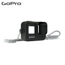 【最大10%OFFクーポン!7/4 20:00~7/11 1:59】ゴープロ GoPro カメラアクセサリー スリーブ + ランヤード for HERO8 AJSST-001