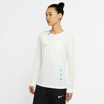 ナイキ Tシャツ 長袖 レディース NSW ワールドワイド L/S Tシャツ CV9174-100 NIKE