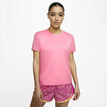 ナイキ ランニングウェア Tシャツ 半袖 レディース ウィメンズ マイラー S/S トップ AJ8122-607 NIKE
