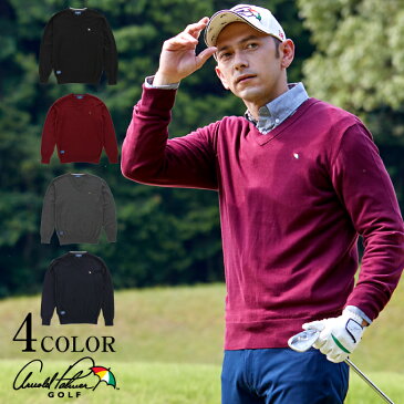 アーノルドパーマー arnold palmer ゴルフウェア セーター メンズ Vネックセーター AP220204J02