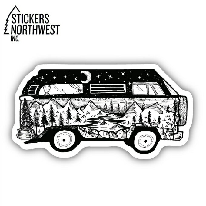 ステッカーズノースウエスト STICKERS NORTHWEST ステッカー BUS SCENE 0383-LSTK