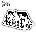 XebJ[Ym[XEGXg STICKERS NORTHWEST XebJ[ TENT SCENE 0344-LSTK