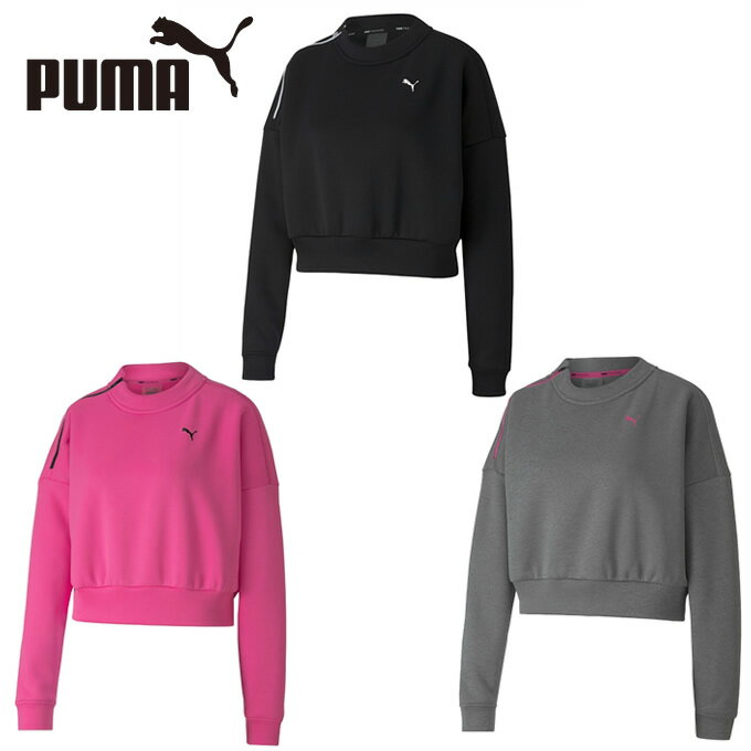 プーマ スウェットトレーナー レディース トレーニング ブレイブ ジップ クルーネック スウェット 519912 PUMA