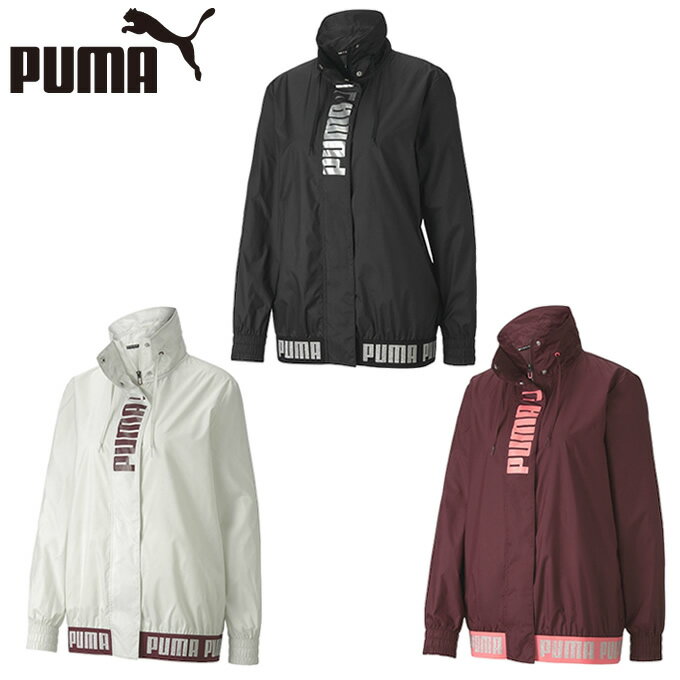 プーマ ウインドブレーカー ジャケット レディース トレーニング ロゴ テープ 520018 PUMA