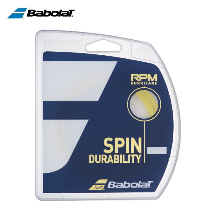 ガット バボラ Babolat 硬式テニスガット RPM ハリケーン 12M 241141-125