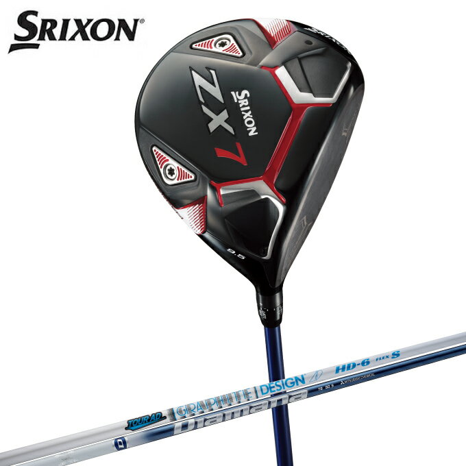 スリクソン SRIXON ゴルフクラブ ドライバーカスタム メンズ Tour AD HD 6 / Diamana TB 60 シャフト ZX7 DR Custom