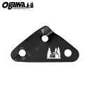オガワテント OGAWA 自在金具 アルミ三角自在 3穴 8個入り 3166000090(4)