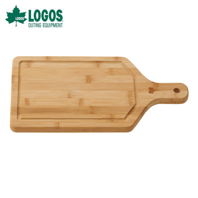 【全品対象最大10%OFF!11/20 20:00〜11/27 1:59】ロゴス LOGOS まな板 Bamboo 柄付きまな板 81280007