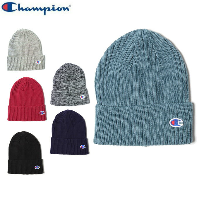 チャンピオン ニット帽 レディース チャンピオン Champion ニット帽 ニットキャップ ビーニー レディース 綿アクリルニットキャップ 590-002A