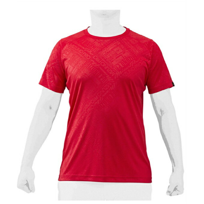 ミズノ 野球ウェア 半袖Tシャツ メンズ エンボス・グラフィックTシャツ 12JA1T7562 MIZUNO
