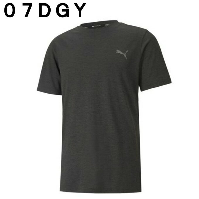プーマ Tシャツ 半袖 メンズ トレーニング ヘザー 機能Tシャツ 520789 PUMA