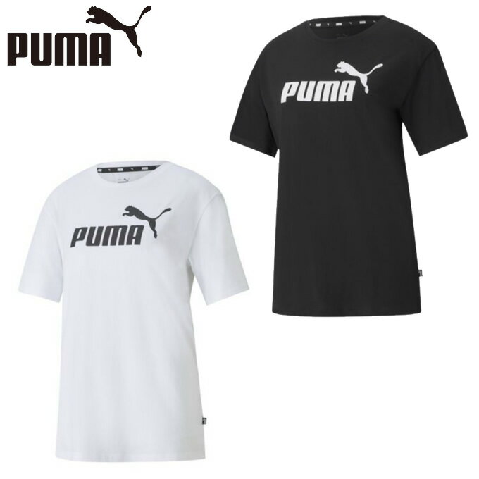 プーマ Tシャツ 半袖 レディース ESS ロゴ ボーイフレンド Tシャツ 588704 PUMAのサムネイル