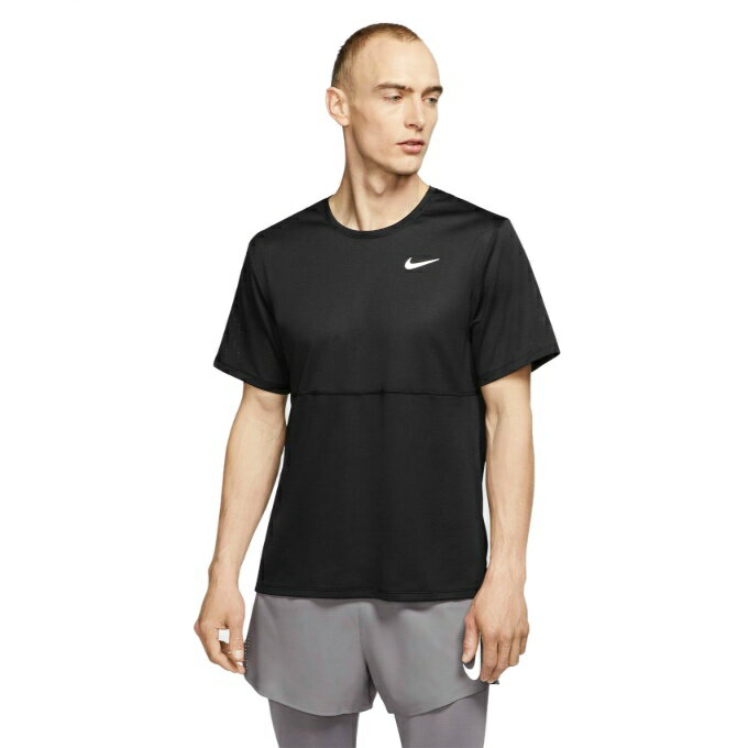 ナイキ ランニングウェア Tシャツ 半袖 メンズ ブリーズ ランニング トップス CJ5333-010 NIKE