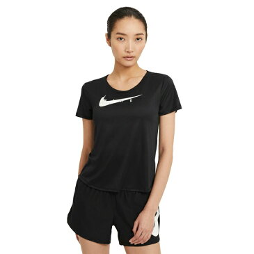 ナイキ ランニングウェア Tシャツ 半袖 レディース ウィメンズ スウッシュ ラン S/S トップ CZ9279-010 NIKE