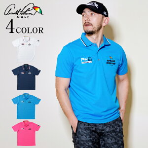 アーノルドパーマー arnold palmer ゴルフウェア ポロシャツ 半袖 メンズ ワッペン半袖ポロ AP220101K03