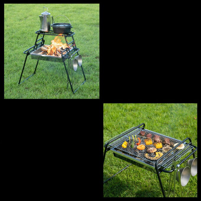 【お買い物マラソン限定対象商品500円引きクーポン】 バンドック BUNDOK 焚き火台 VERSA BD-494通販格安セール情報 楽天 通販