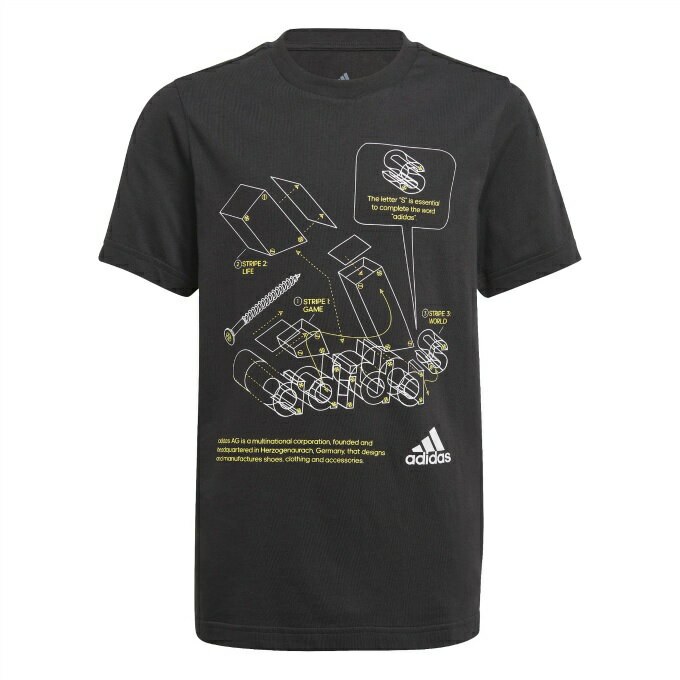 アディダス adidas Tシャツ 半袖 ジュニア テックスポーツ グラフィックTシャツ JKW53-GJ6507 【2021年モデル】