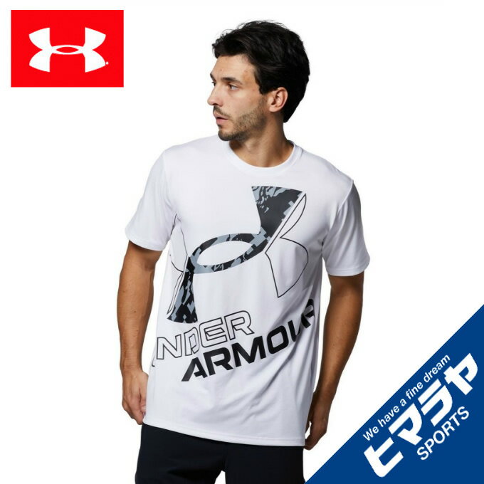 アンダーアーマー Tシャツ 半袖 メンズ UAテック ワード マーク シーズナル 1364328-100 UNDER ARMOUR