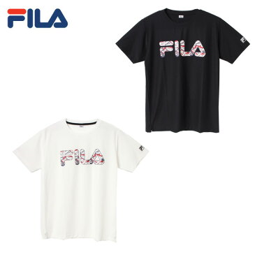 フィラ FILA テニスウェア バドミントンウェア Tシャツ 半袖 メンズ レディース ビヨンド天竺ロゴ 411-324