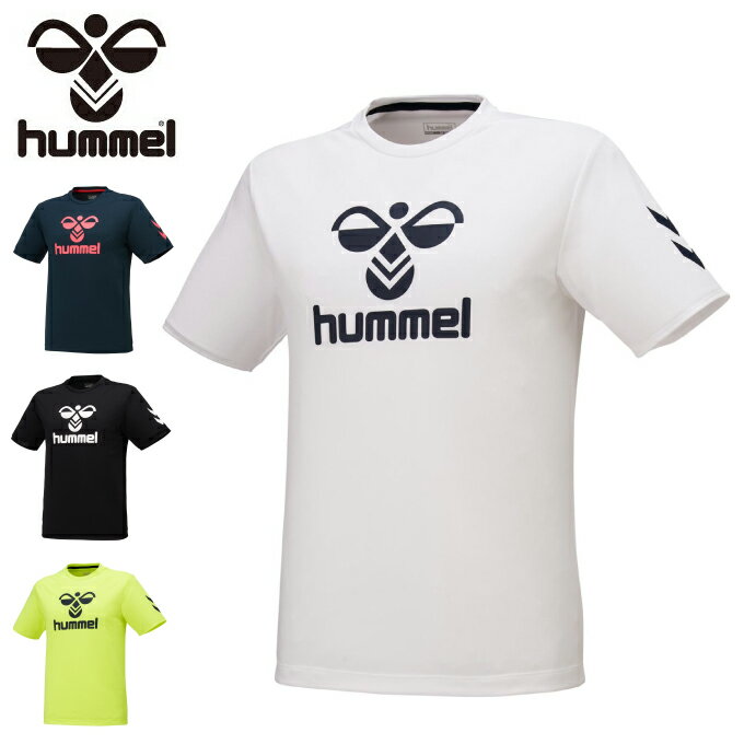 ヒュンメル hummel ハンドボールウェア 半袖シャツ メンズ BASIC BIG ロゴTシャツ HAY2122