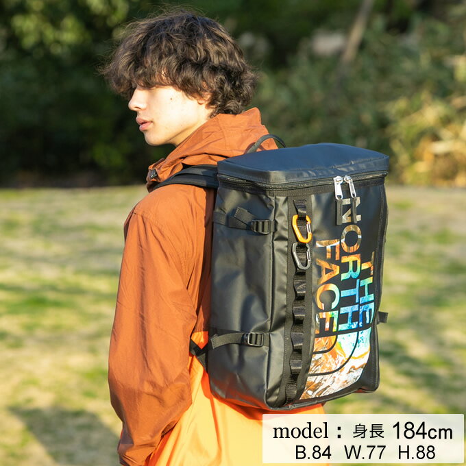 ザ・ノース・フェイス リュックサック 30L メンズ レディース ノベルティBCヒューズボックス NM81939 YS THE NORTH FACE バックパック 大容量 スクエアバッグノースフェイス