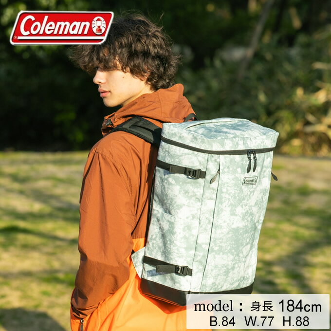 コールマン バッグ メンズ コールマン リュックサック 35L メンズ レディース シールド35 マーブル 2000037782 Coleman バックパック バッグ 大容量 スクエアバッグ スクエア型