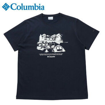 コロンビア Tシャツ 半袖 メンズ ヤハラフォレストショートスリーブT PM0176 464 Columbia