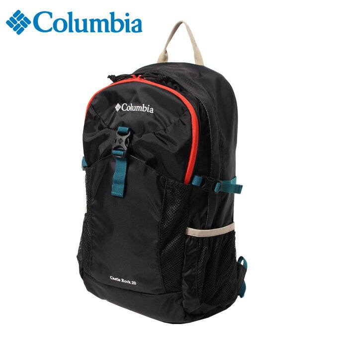 コロンビア リュックサック 20L メンズ レディース キャッスルロック20 ブラックマルチ PU8428 011 Columbia 日帰り登山 バックパック バッグ