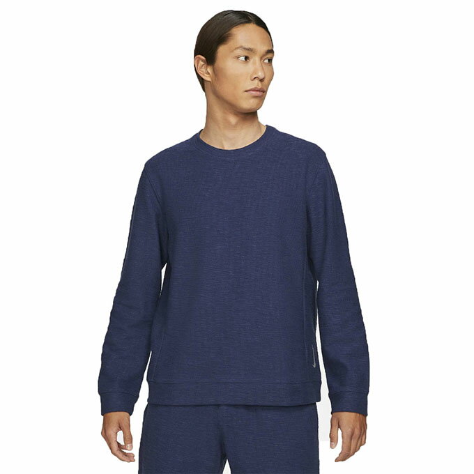 ナイキ トレーナー メンズ スウェット クルーネック CORE YOGA DC5314-410 ミッドナイトネイビー NIKE スウェット トレーナー ワンポイントのサムネイル