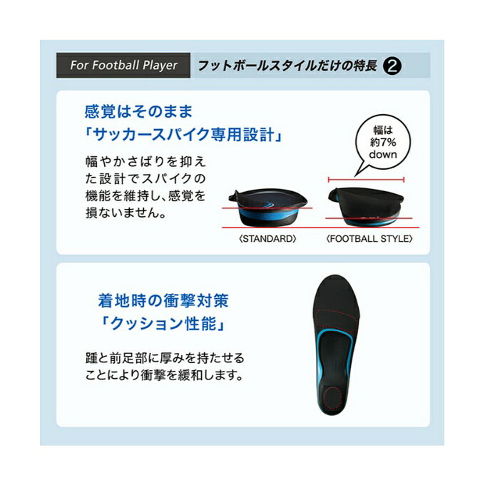ザムスト ZAMST インソール フットクラフト フットボール スタイルHIGH 379822