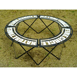 ネイチャートーンズ NATURE TONES アウトドアテーブル グリルテーブル オクタゴンサークル フルセット OCTS-B/W+OP