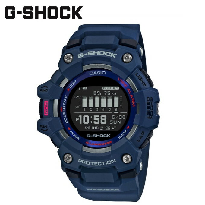 G-SHOCK Gショック カシオ 腕時計 20気圧防水 電波時計 ランニングウォッチ Bluetooth メンズ レディース G-SQUAD GBD-100-2JF